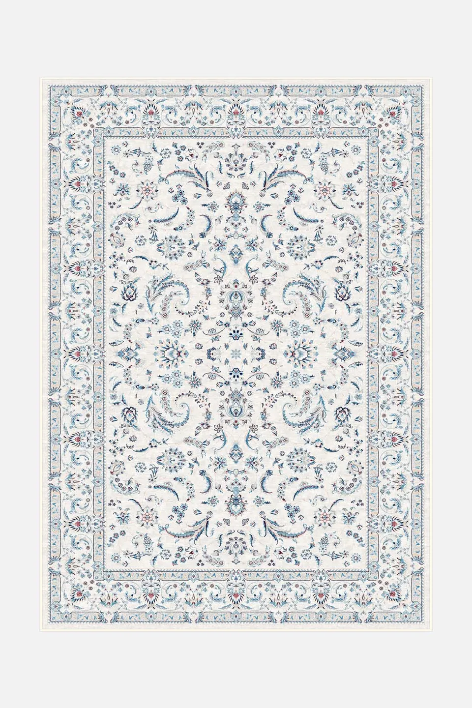teppana-kantiss-blau-floraler-waschbarer-teppich image 1