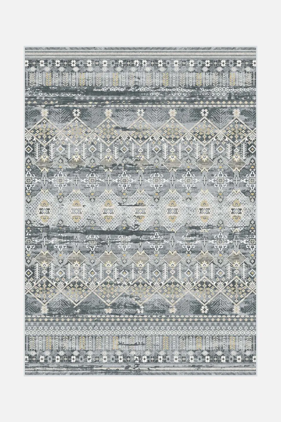 teppana-nele-gelb-teppich-waschbar-inkl-rutschfester-matte-34-50 image 1