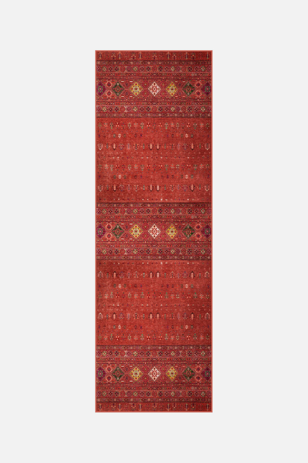 teppana-harleen-safran-teppich-waschbarer-indoor-teppich-in-rot-marokkanisches-d image 7