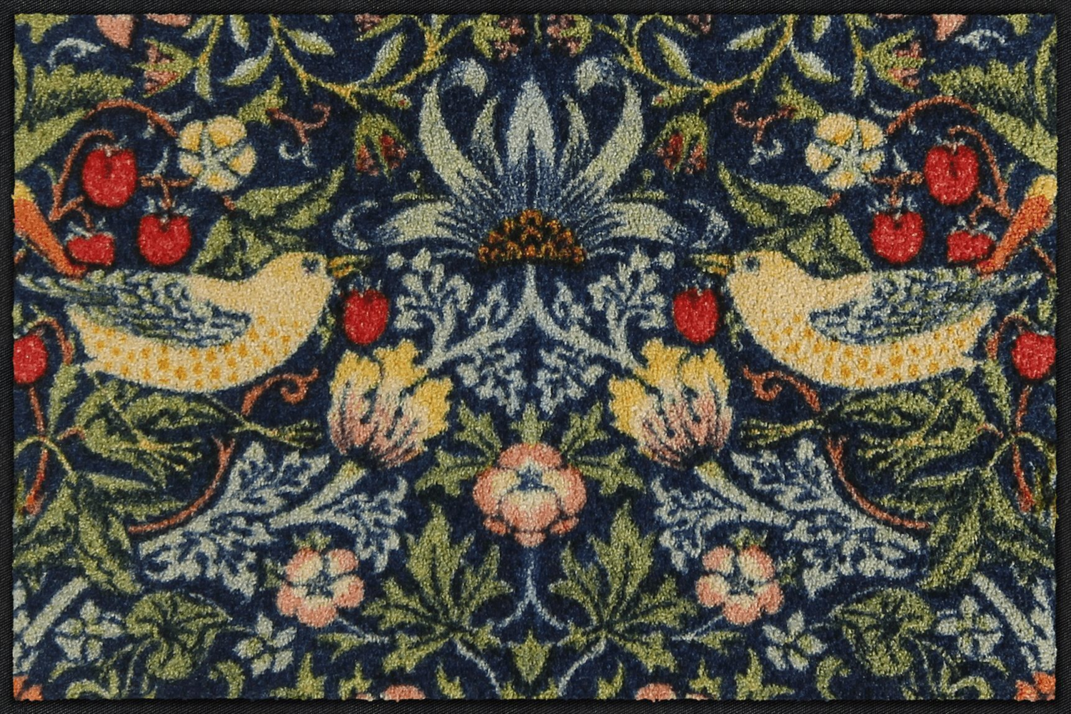salonloewe-strawberry-thief-blue-eingangsmatte-50-x-75-cm image 1