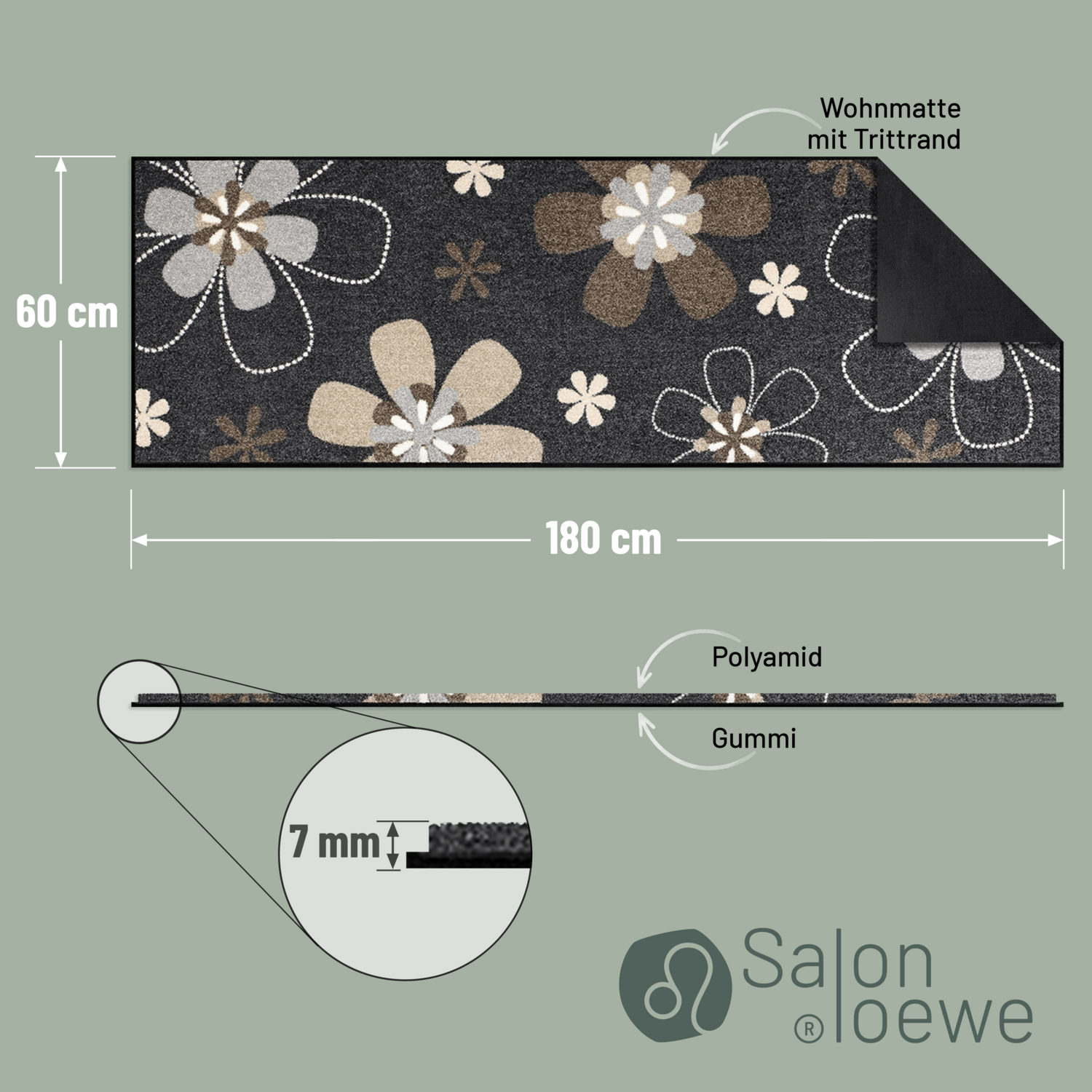 salonloewe-florentina-teppich-60-x-180-cm-floraler-l-ufer-hergestellt-in-deutsch image 4