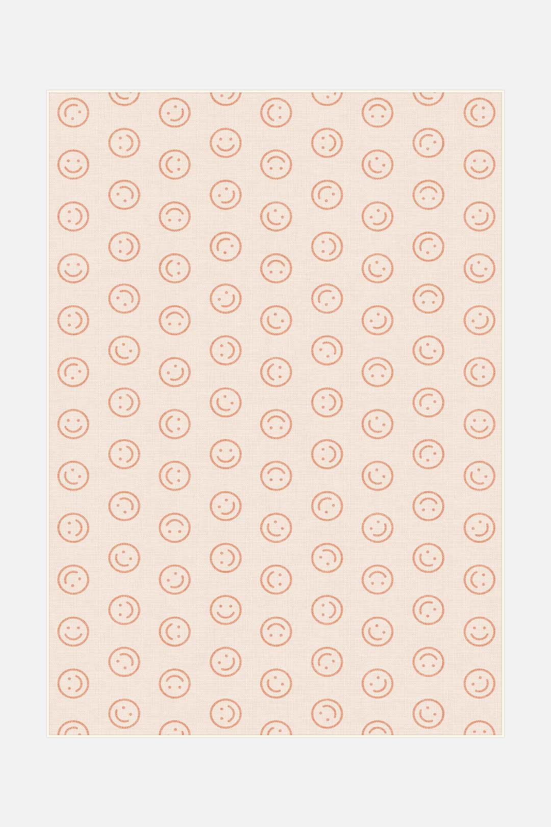 teppana-happy-apricot-waschbarer-teppich-kinder-creme-orange image 1