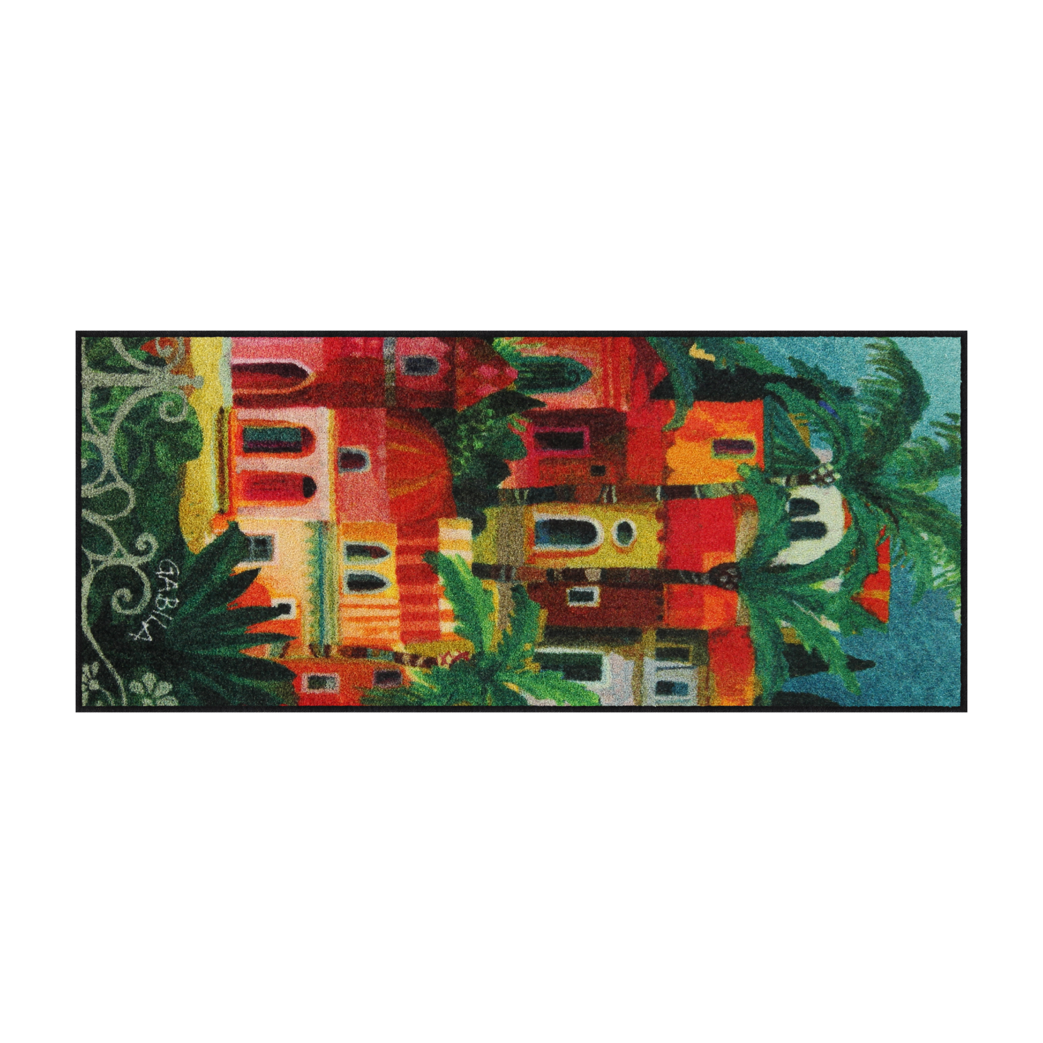salonloewe-palm-piazza-eingangsmatte-60-x-140-cm-waschbarer-l-ufer-mit-rutschsch image 1