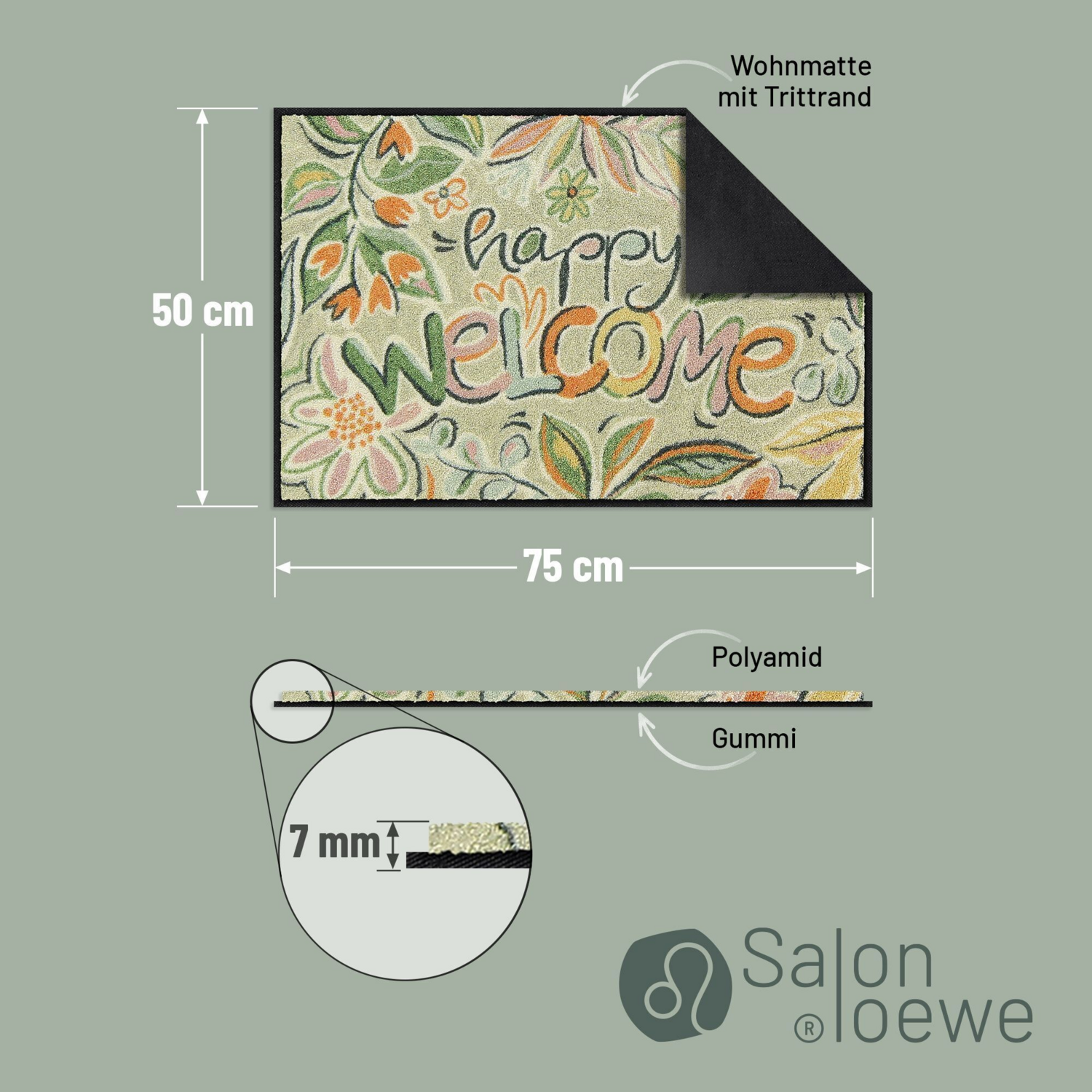 salonloewe-blooming-welcome-eingangsmatte-50-x-75-cm-florale-schmutzfangmatte-mi image 3