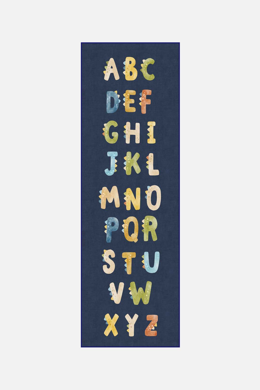teppana-dino-alphabet-teppich-waschbarer-kinderteppich-blau-mehrfarbig image 5