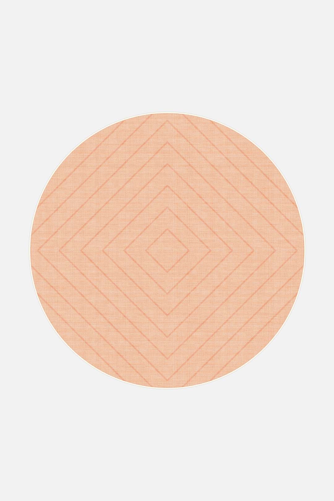 teppana-diamond-papaya-waschbarer-teppich-geometrisch-orange image 8