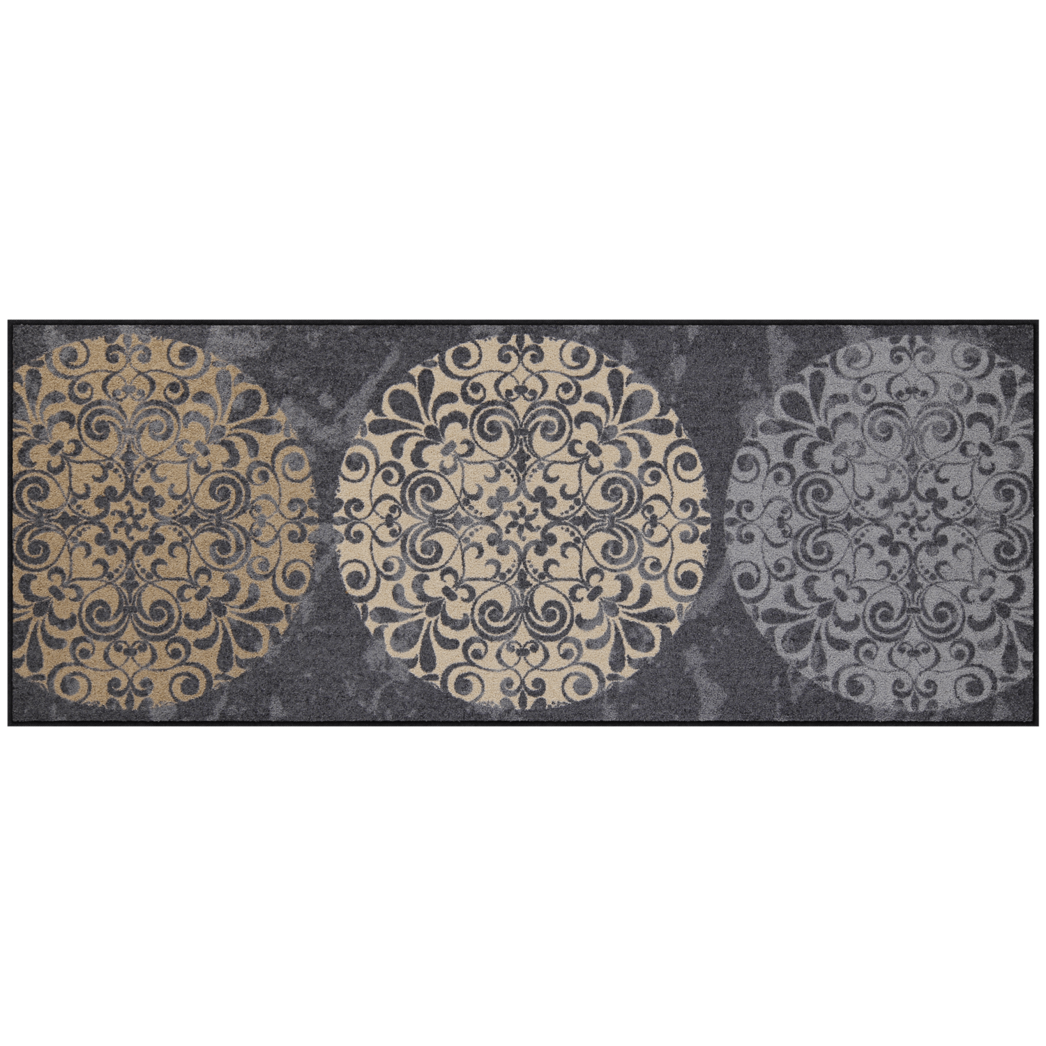 salonloewe-fliesenkreise-l-ufer-75-x-190-cm-waschbarer-flurl-ufer-mit-ornamentmu image 1