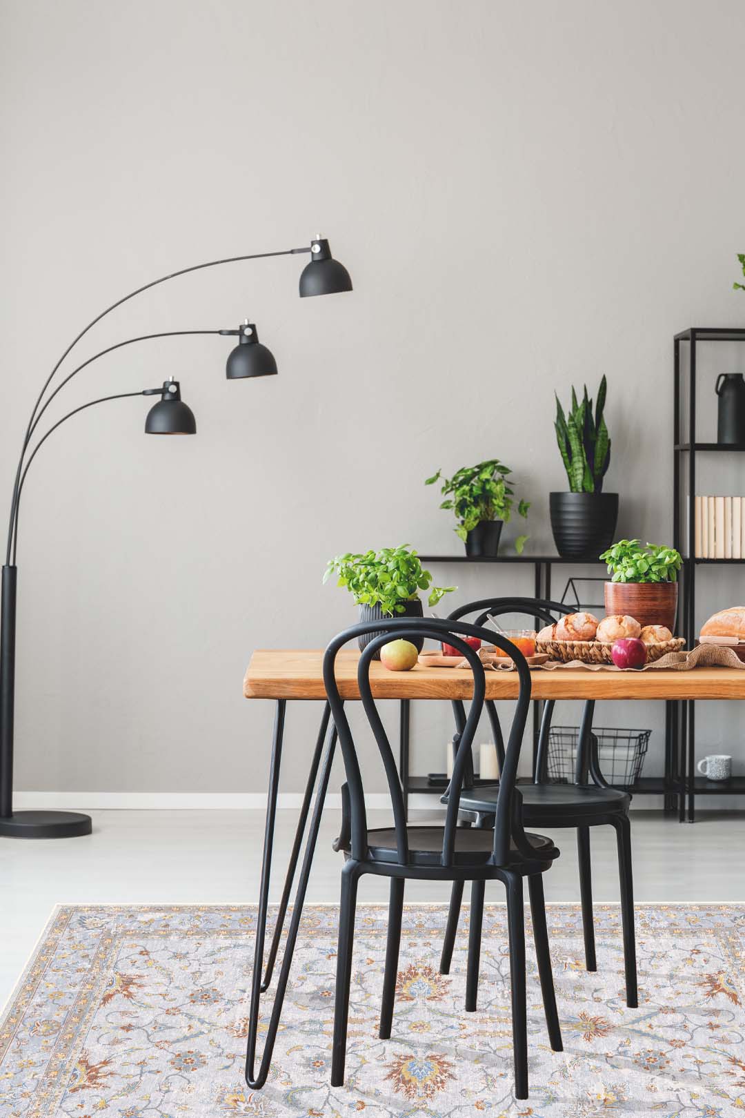 teppana-marvie-bromelie-teppich-waschbarer-inoor-teppich-mit-floralem-design-meh image 4