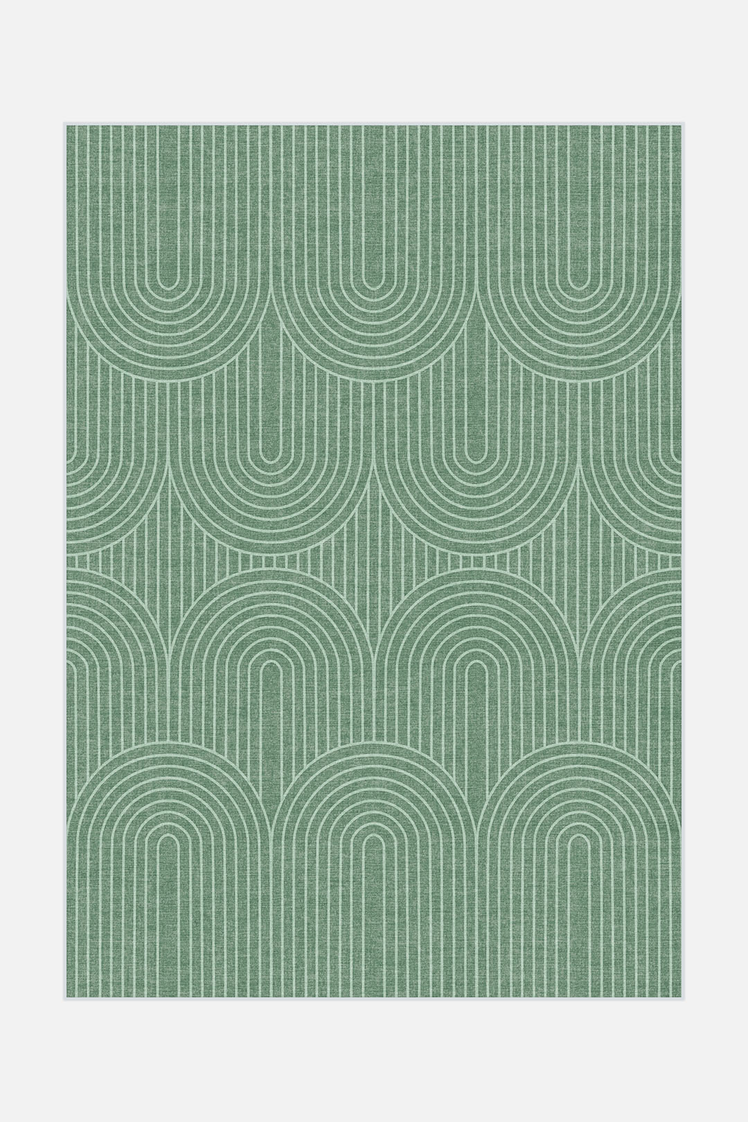 teppana-woge-gr-n-teppich-waschbarer-l-ufer-modern-geometrisch image 1