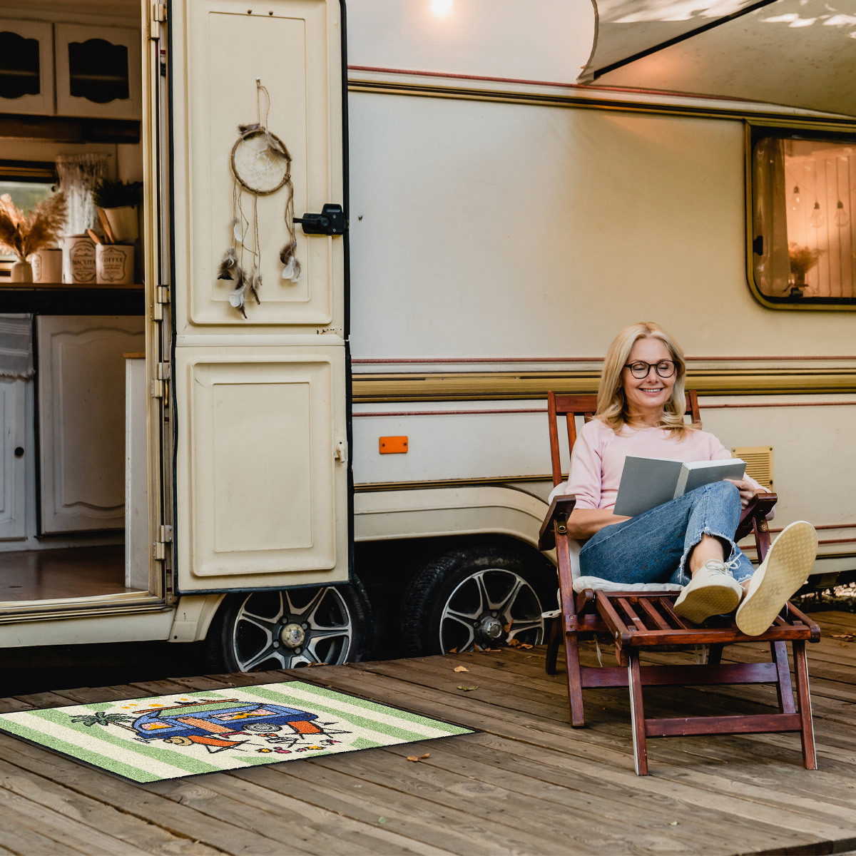 salonloewe-camper-s-universe-eingangsmatte-50-x-75-cm-waschbare-schmutzfangmatte image 3