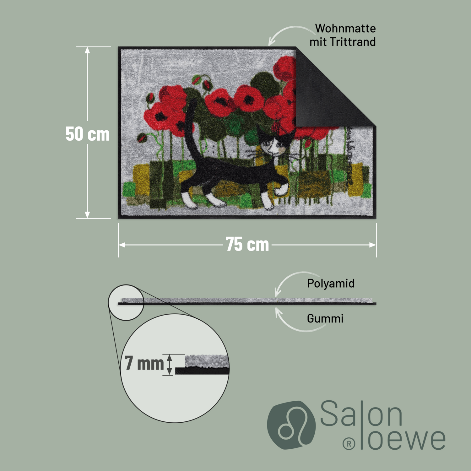salonloewe-poppywalk-eingangsmatte-50-x-75-cm image 4