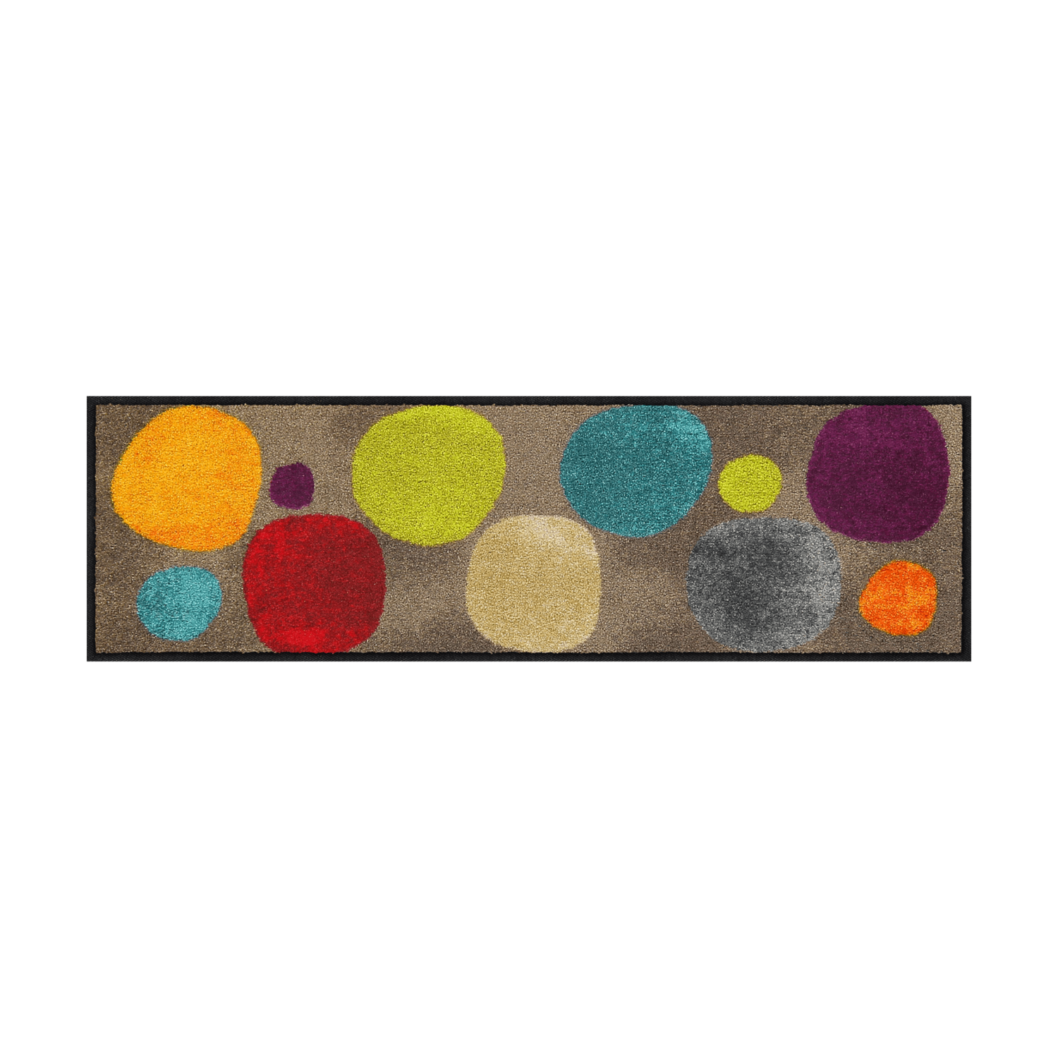 salonloewe-broken-dots-colourful-teppich-30-x-100-cm-modernes-punktedesign-polya image 1