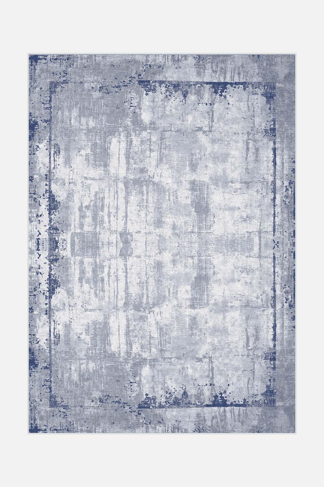 teppana-hedi-stein-teppich-waschbarer-indoor-teppich-grau-silber-blau-gr-n-moder image 1