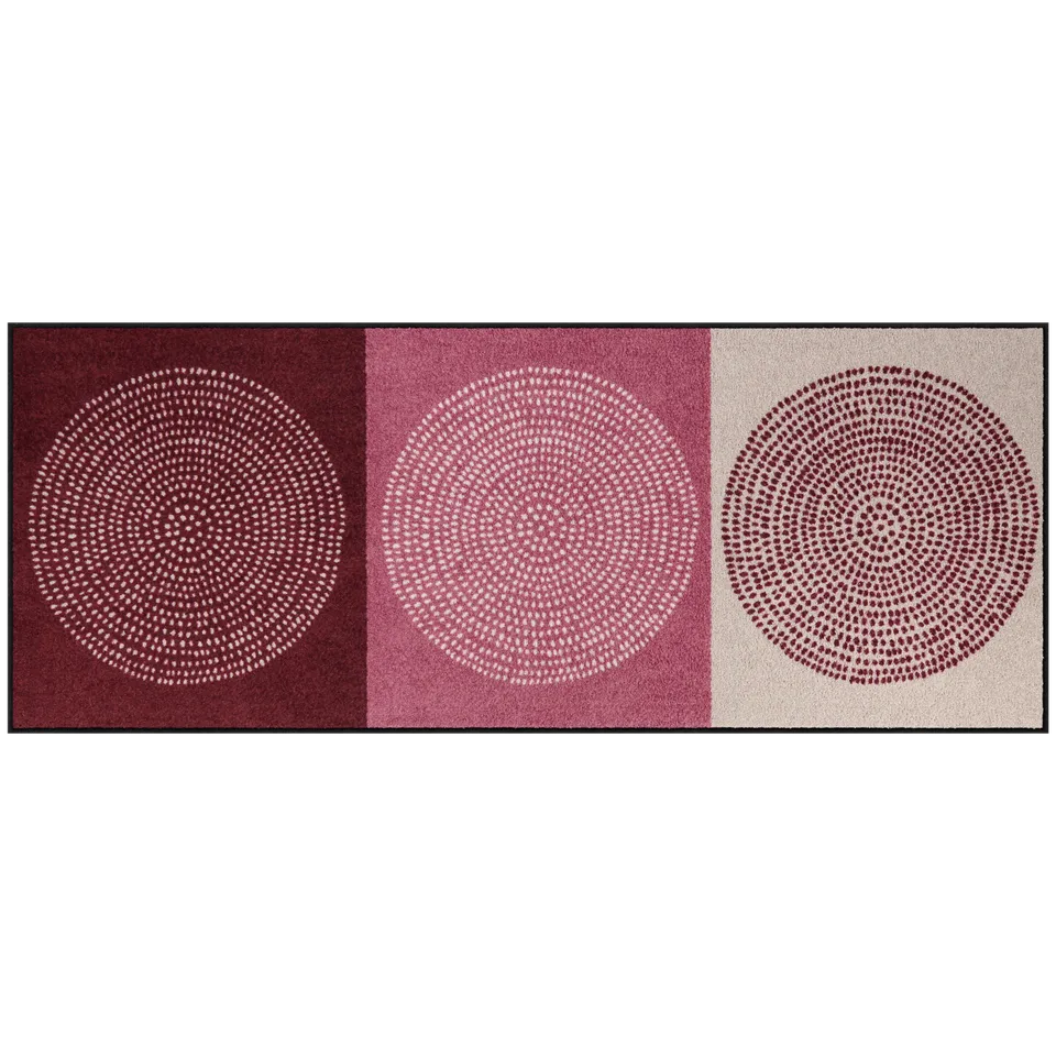 salonloewe-nestor-rose-teppich-75-x-190-cm-l-ufer-im-uni-design-polyamid-rutschf image 1