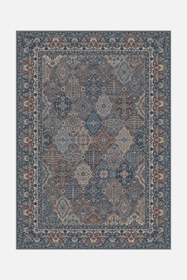 teppana-leja-petrol-waschbarer-teppich image 1