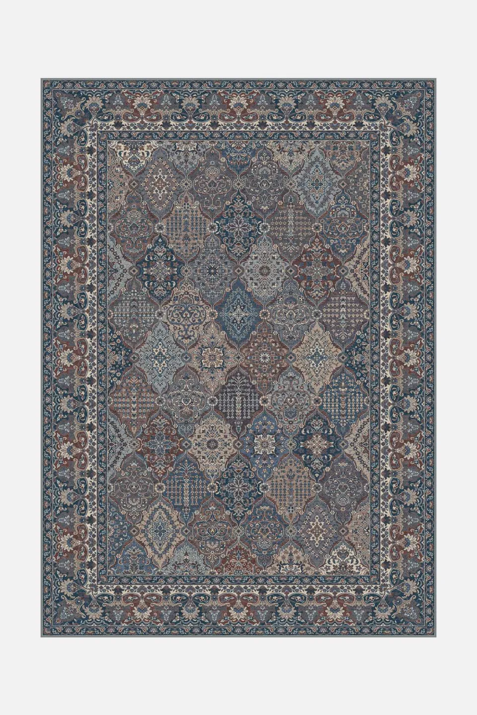 teppana-leja-petrol-waschbarer-teppich image 1