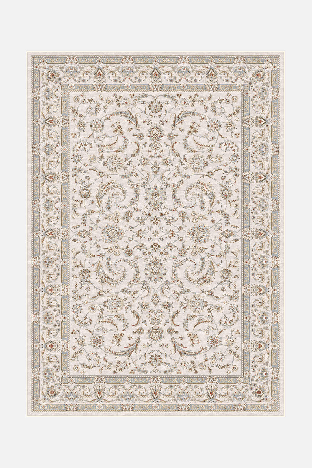 teppana-kantiss-beige-teppich-waschbarer-indoor-teppich-mit-rutschfester-matte-c image 1