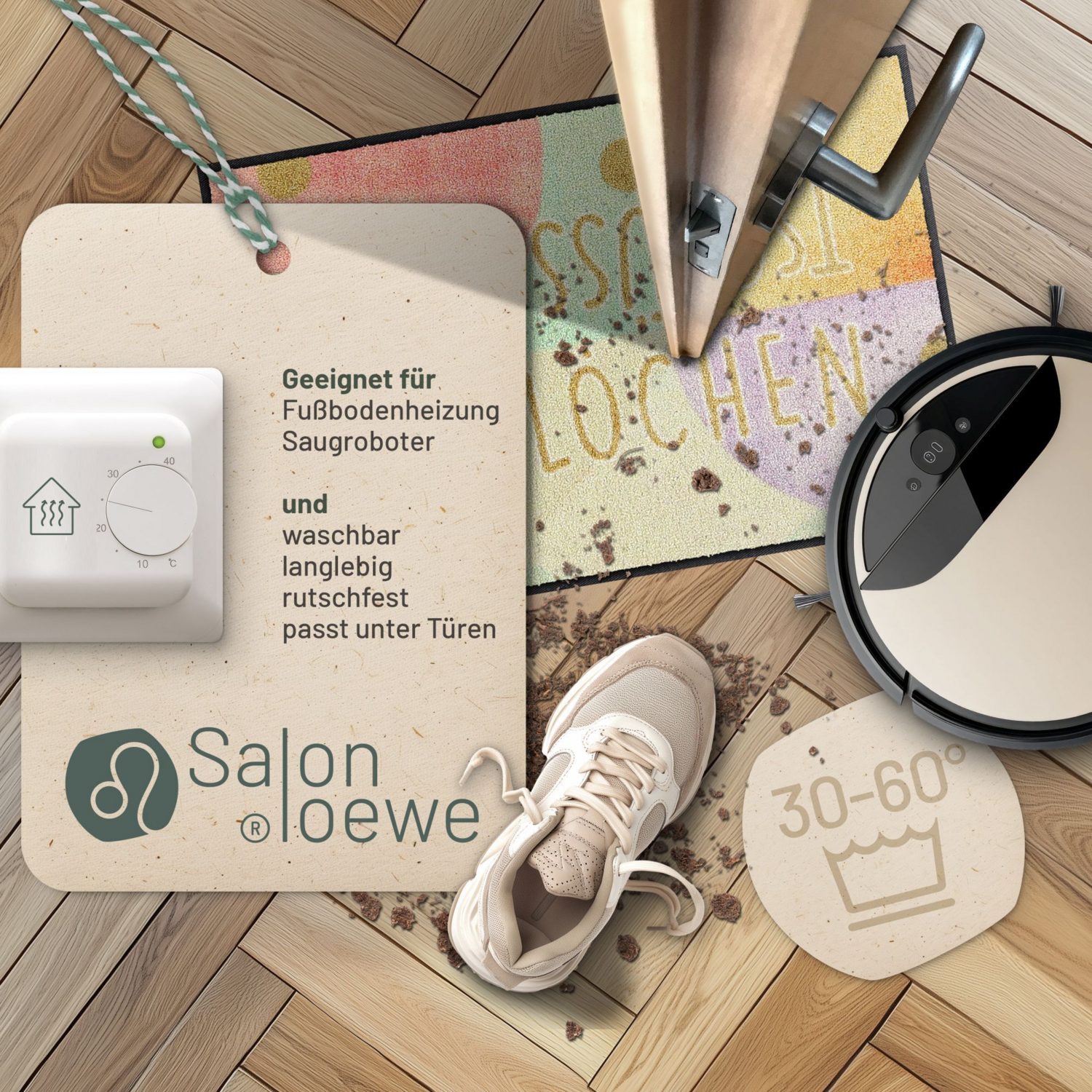 salonloewe-hall-chen-eingangsmatte-50-x-75-cm-schmutzfangmatte-mit-begr-ungsmoti image 2