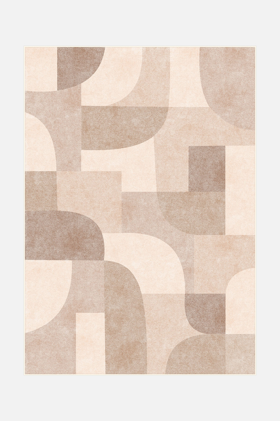 teppana-freya-puder-teppich-waschbarer-indoor-teppich-beige-geometrisch-modern image 1
