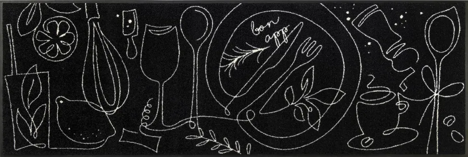 wash-dry-design-fu-matte-fine-dining-60x180-cm-waschbare-l-ufermatte-f-r-innen-u image 1