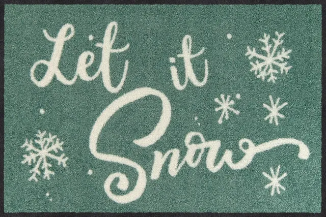 salonloewe-let-it-snow-jade-eingangsmatte-45-x-70-cm image 1