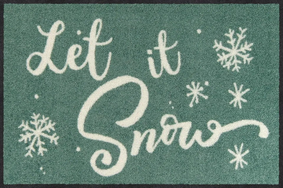 salonloewe-let-it-snow-jade-eingangsmatte-45-x-70-cm image 1