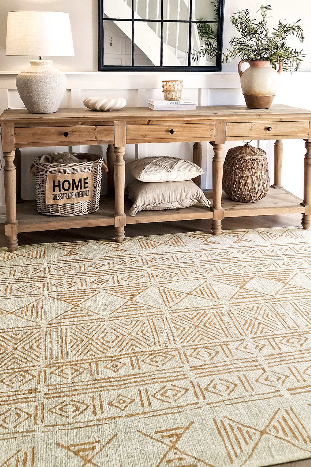 teppana-antik-mond-teppich-waschbarer-wohnteppich-im-marokkanischen-boho-design- image 5