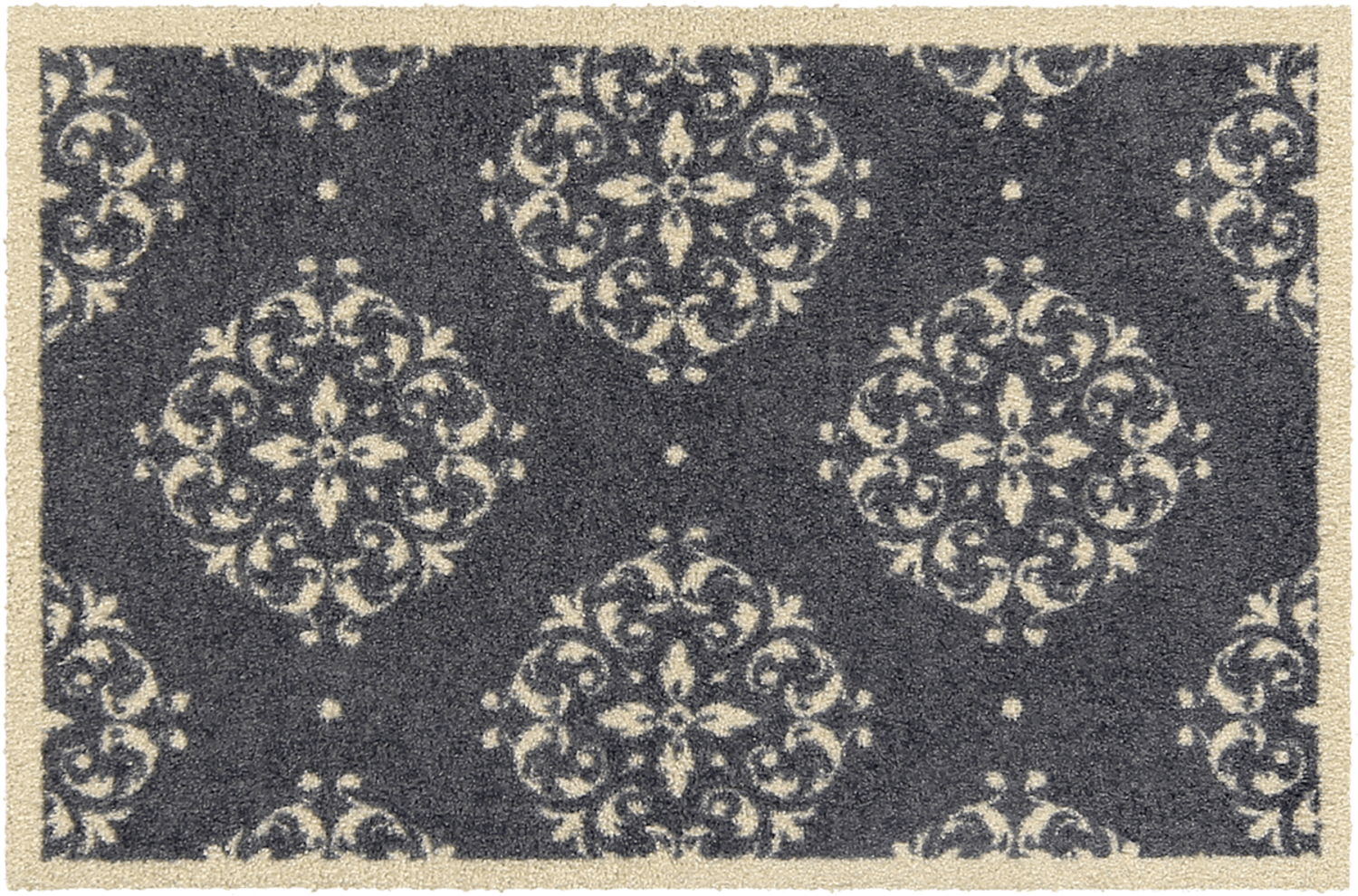 salonloewe-fancywork-grey-eingangsmatte-50-x-75-cm-graue-schmutzfangmatte-waschb image 1