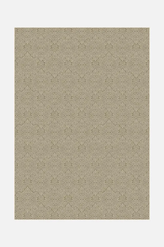 teppana-schneeflocke-zimt-waschbarer-teppich image 1