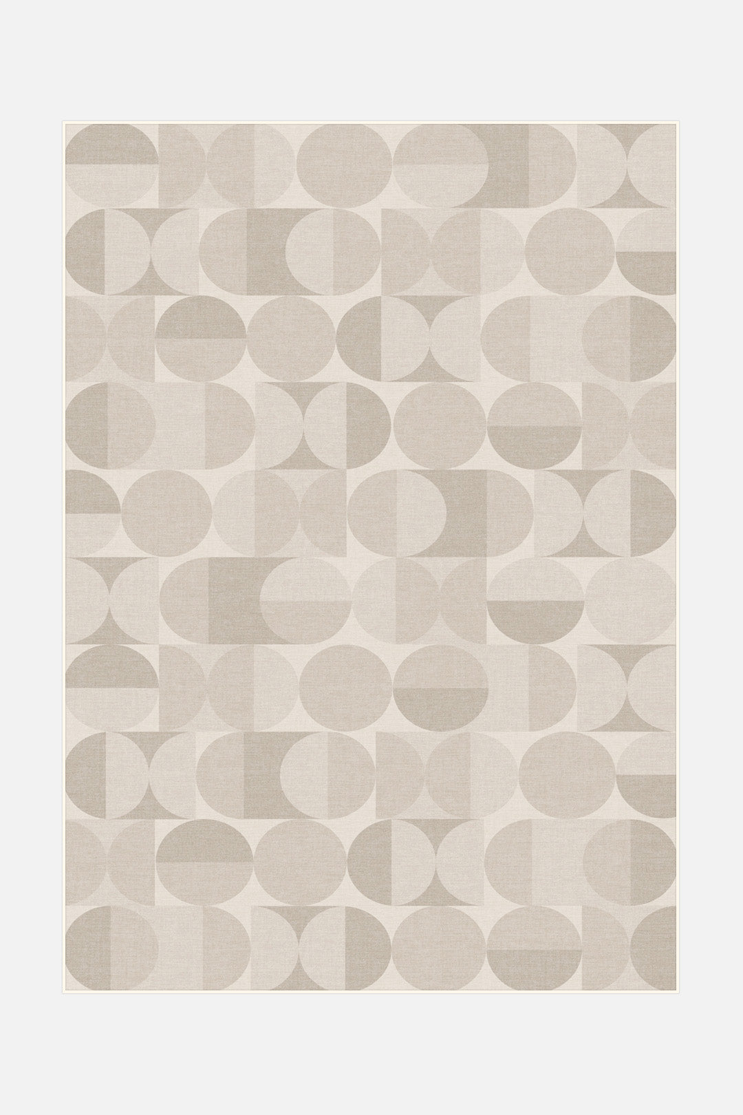 teppana-ronda-sand-teppich-waschbarer-indoor-teppich-beige-natur-geometrisch image 1