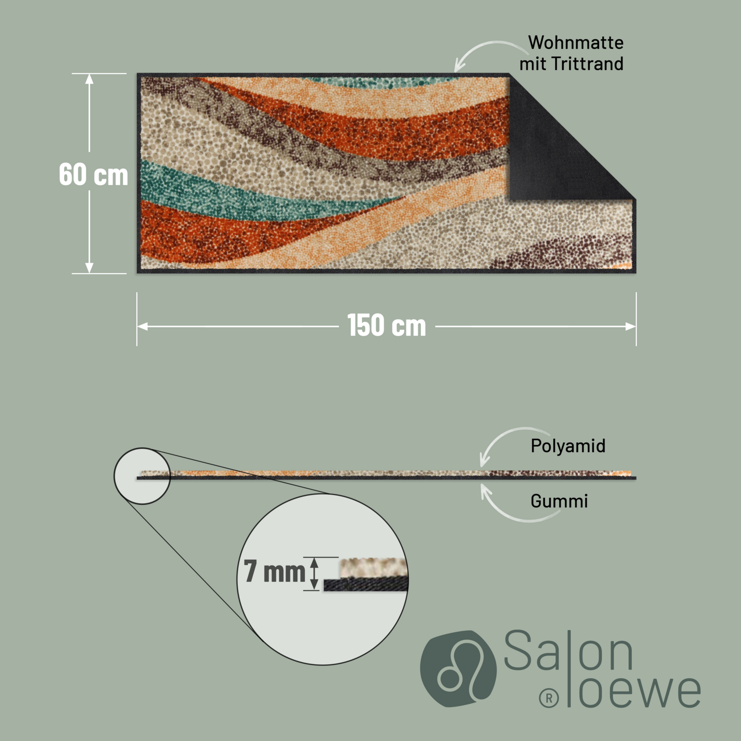 salonloewe-mosaic-wave-l-ufer-60-x-150-cm-fu-matte-mit-wellenartigem-mosaikmuste image 4