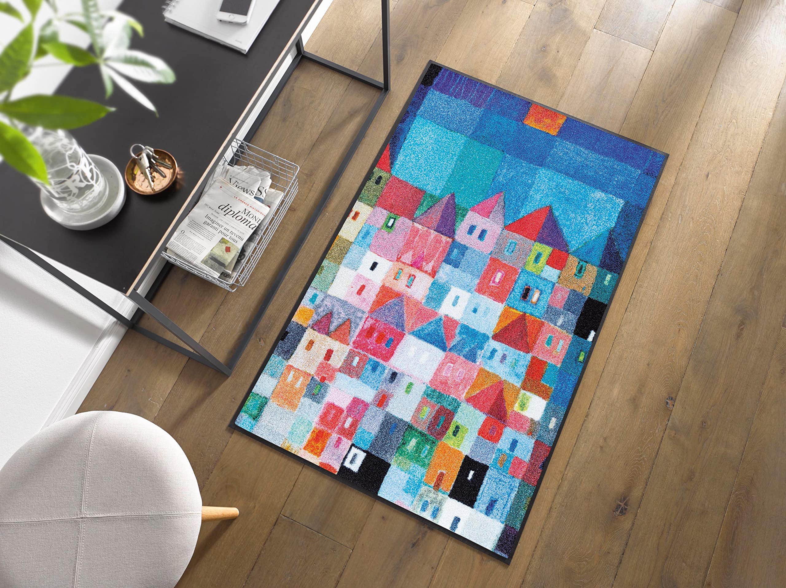 wash-dry-fu-matte-colourful-houses-75x120-cm-waschbar image 2