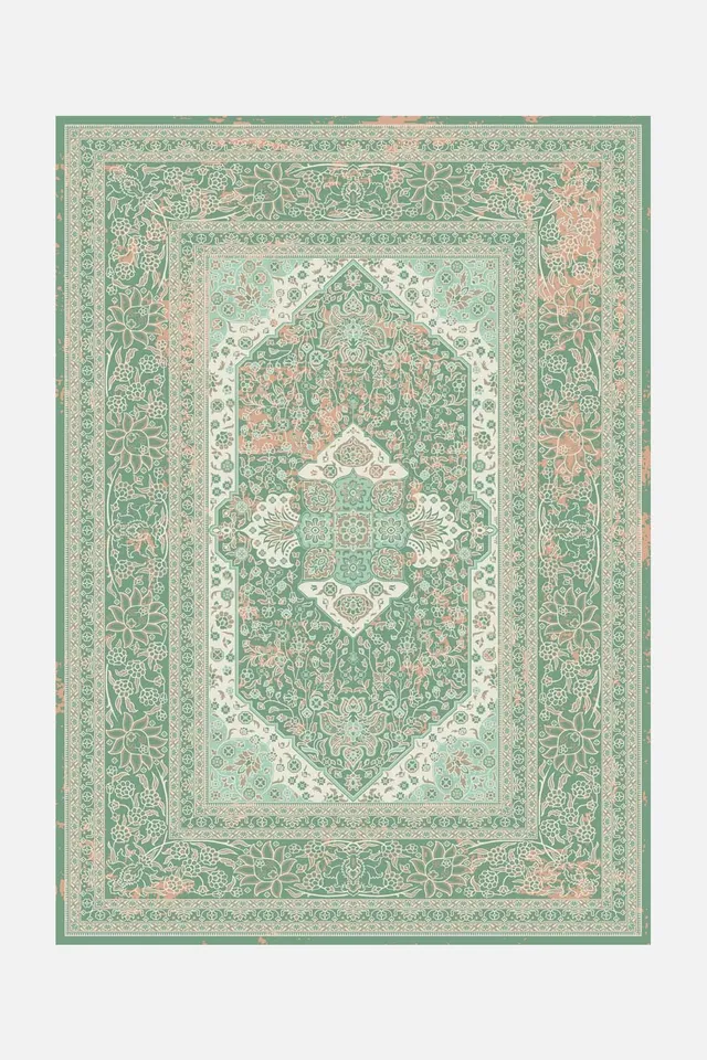 teppana-mahan-emerald-teppich-gr-n-waschbar image 1