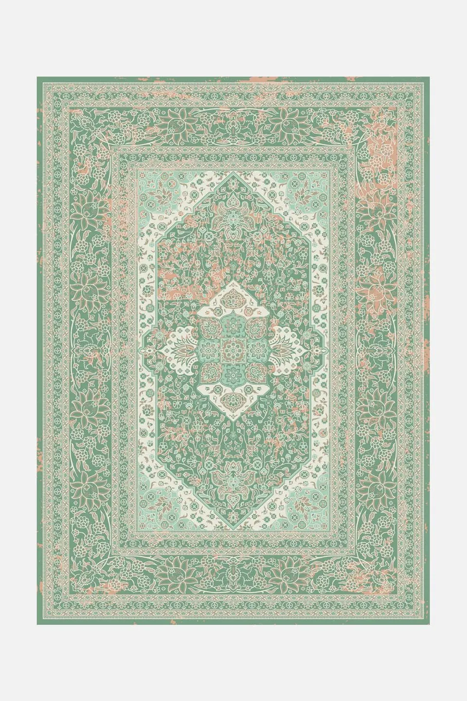 teppana-mahan-emerald-teppich-gr-n-waschbar image 1