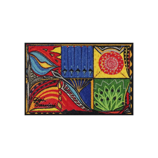 salonloewe-gemelli-teppich-50-x-75-cm-waschbar-rutschfest-modernes-kunstdesign image 1