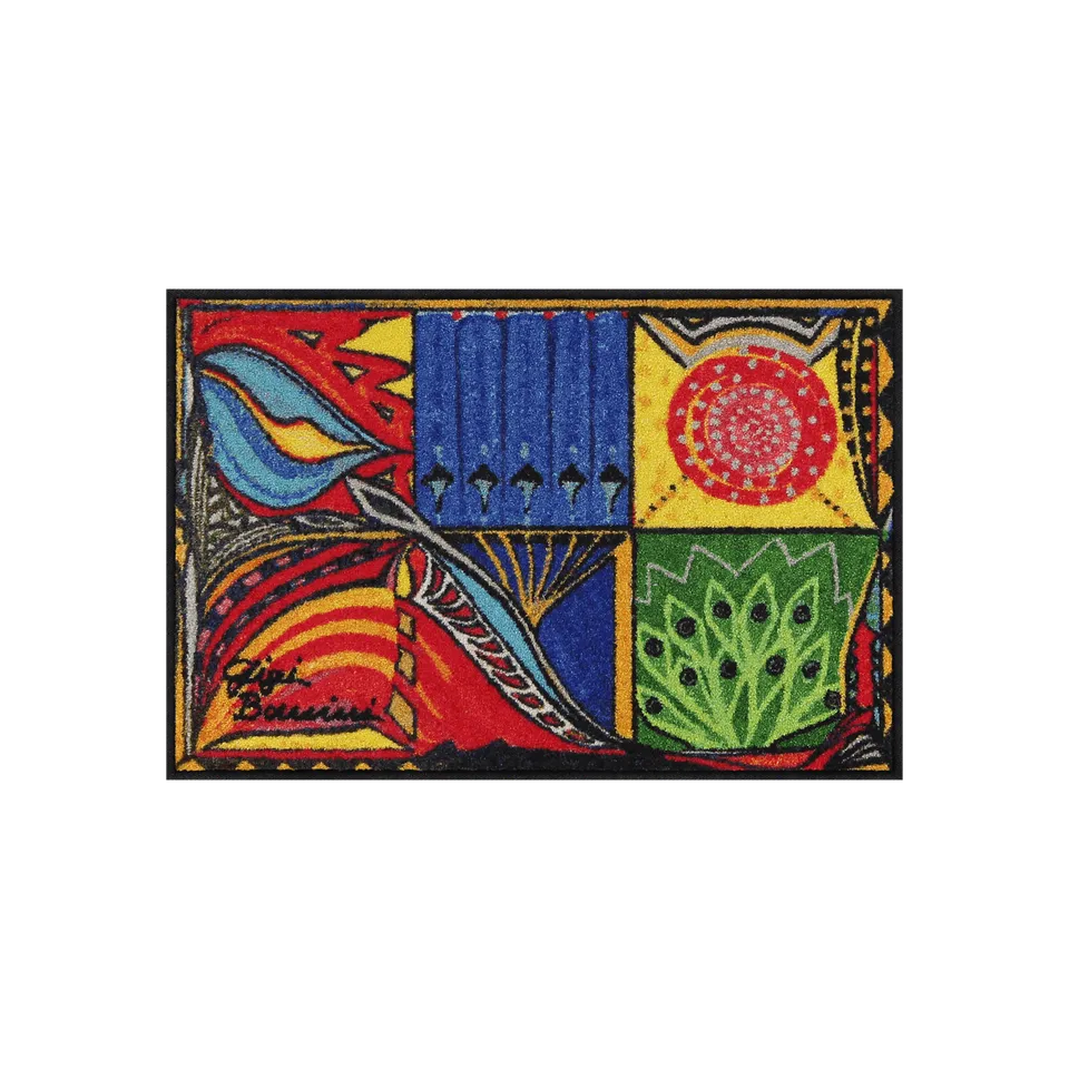 salonloewe-gemelli-teppich-50-x-75-cm-waschbar-rutschfest-modernes-kunstdesign image 1