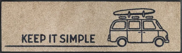 wash-dry-l-ufer-keep-it-simple-beige-35x120-cm image 1