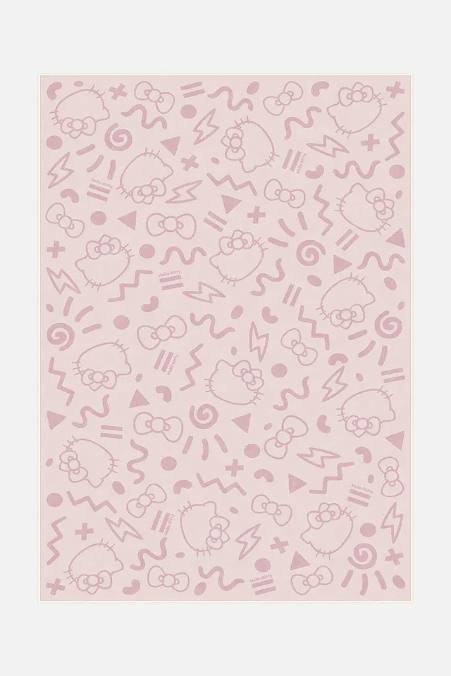 teppana-hello-kitty-comic-rosa-teppich-waschbarer-lizenz-teppich image 1