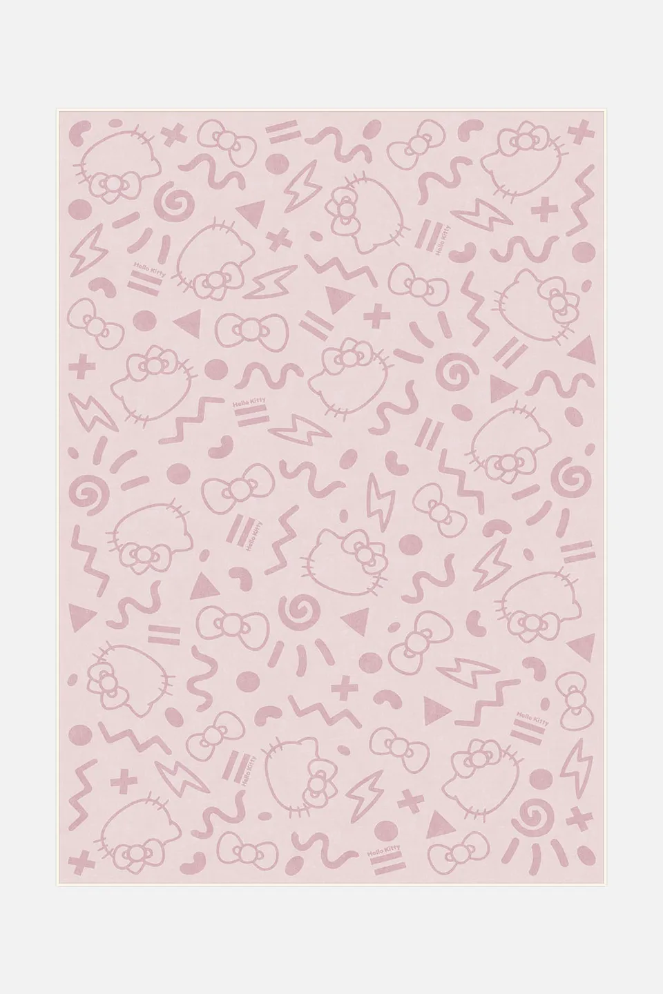 teppana-hello-kitty-comic-rosa-teppich-waschbarer-lizenz-teppich image 1