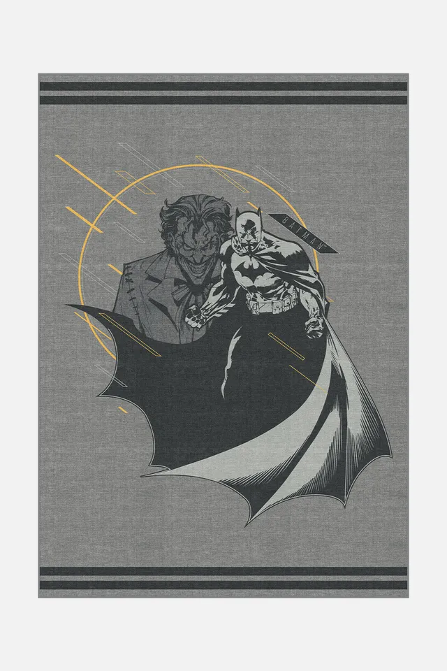 teppana-batman-schatten-grau-teppich-waschbarer-kinderteppich-dunkelgrau-inkl-ru image 1