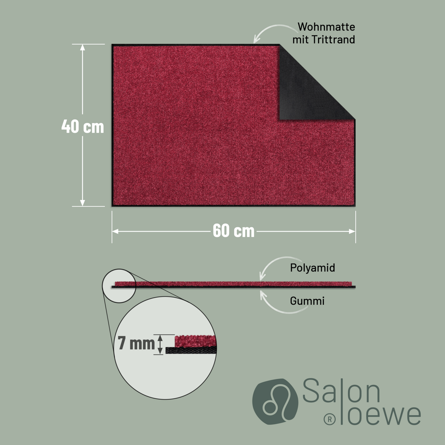 salonloewe-weinrot-teppich-40-x-60-cm-fu-matte-mit-rutschfestem-gummir-cken image 3