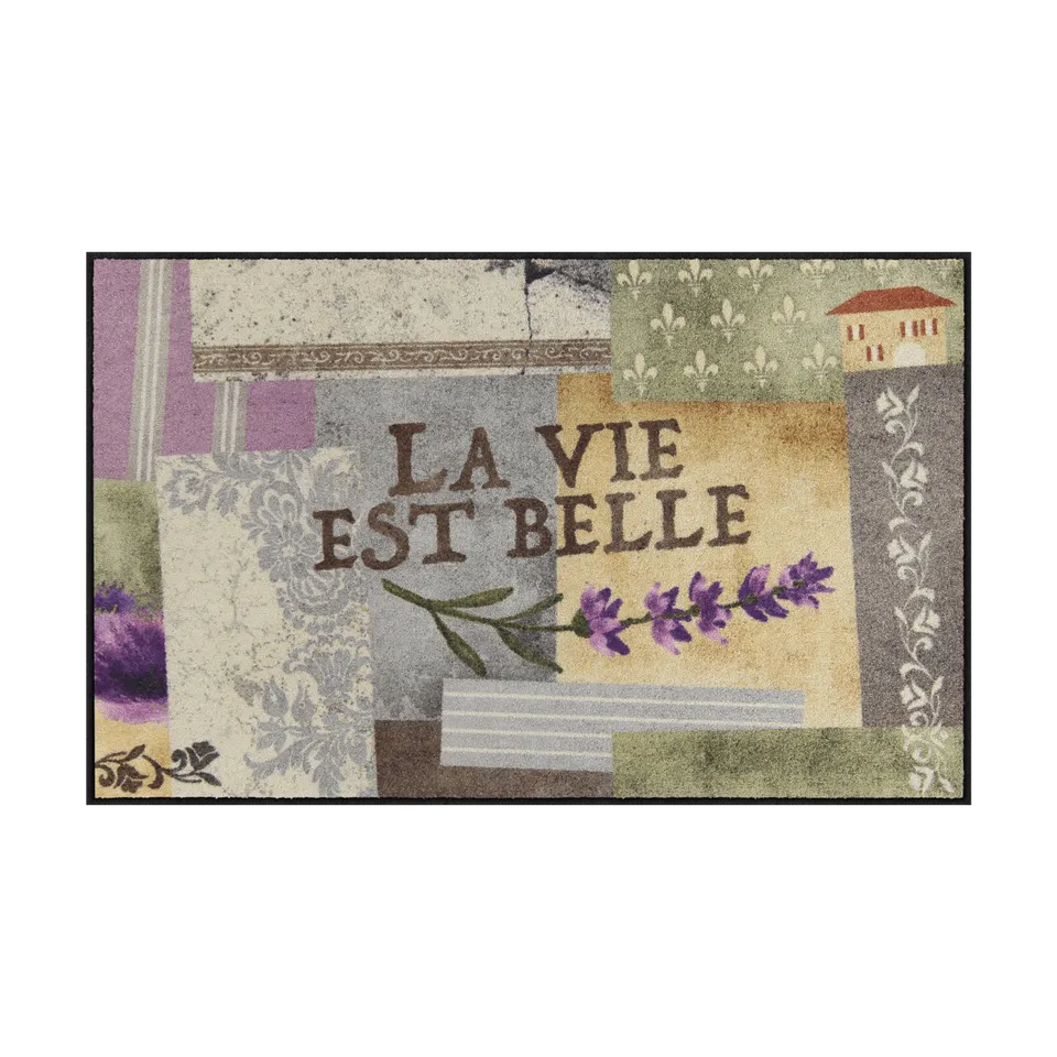 salonloewe-la-vie-est-belle-l-ufer-75-x-120-cm-waschbare-fu-matte-im-vintage-lan image 1