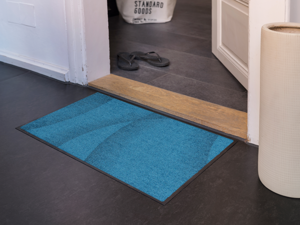 salonloewe-dune-teppich-50-x-75-cm-in-aquamarin-waschbare-kurzflor-matte-f-r-flu image 2