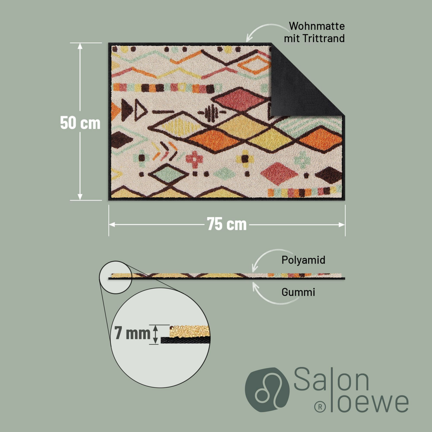 salonloewe-boho-journey-eingangsmatte-50-x-75-cm image 3
