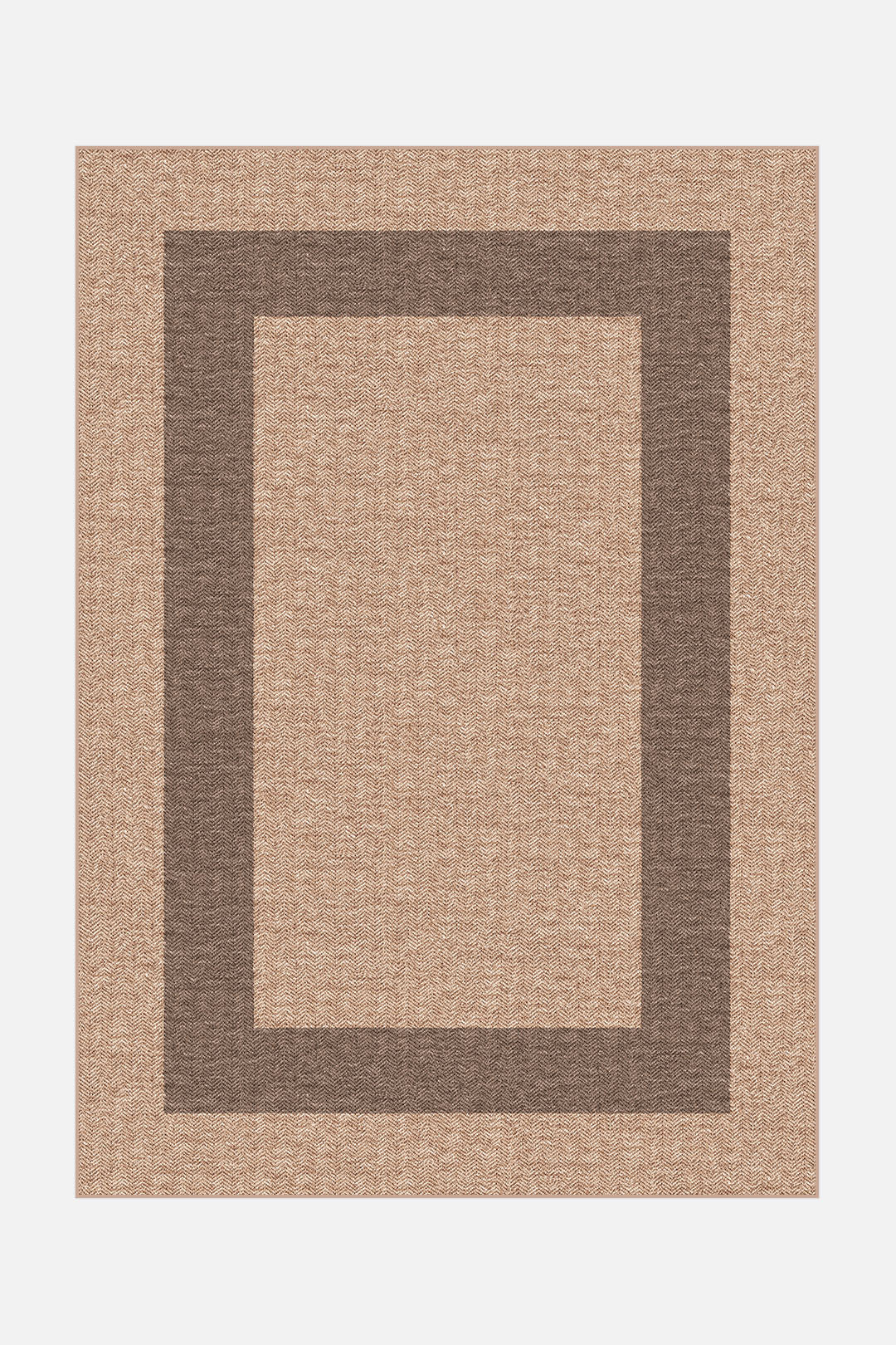 teppana-madison-macchiato-jute-haptik-teppich-waschbar-beige image 1