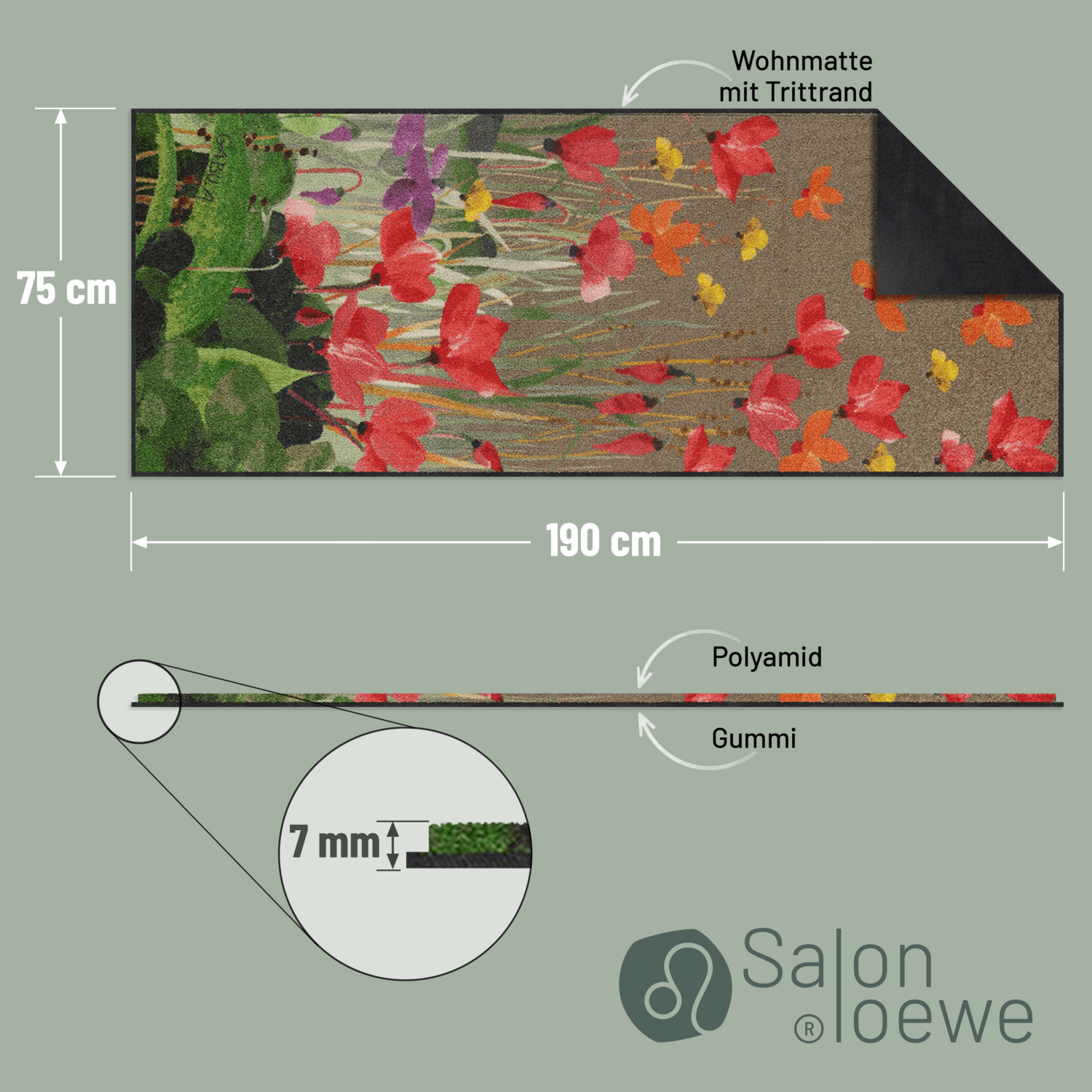 salonloewe-ciclamini-l-ufer-75-x-190-cm-waschbare-fu-matte-floral image 4