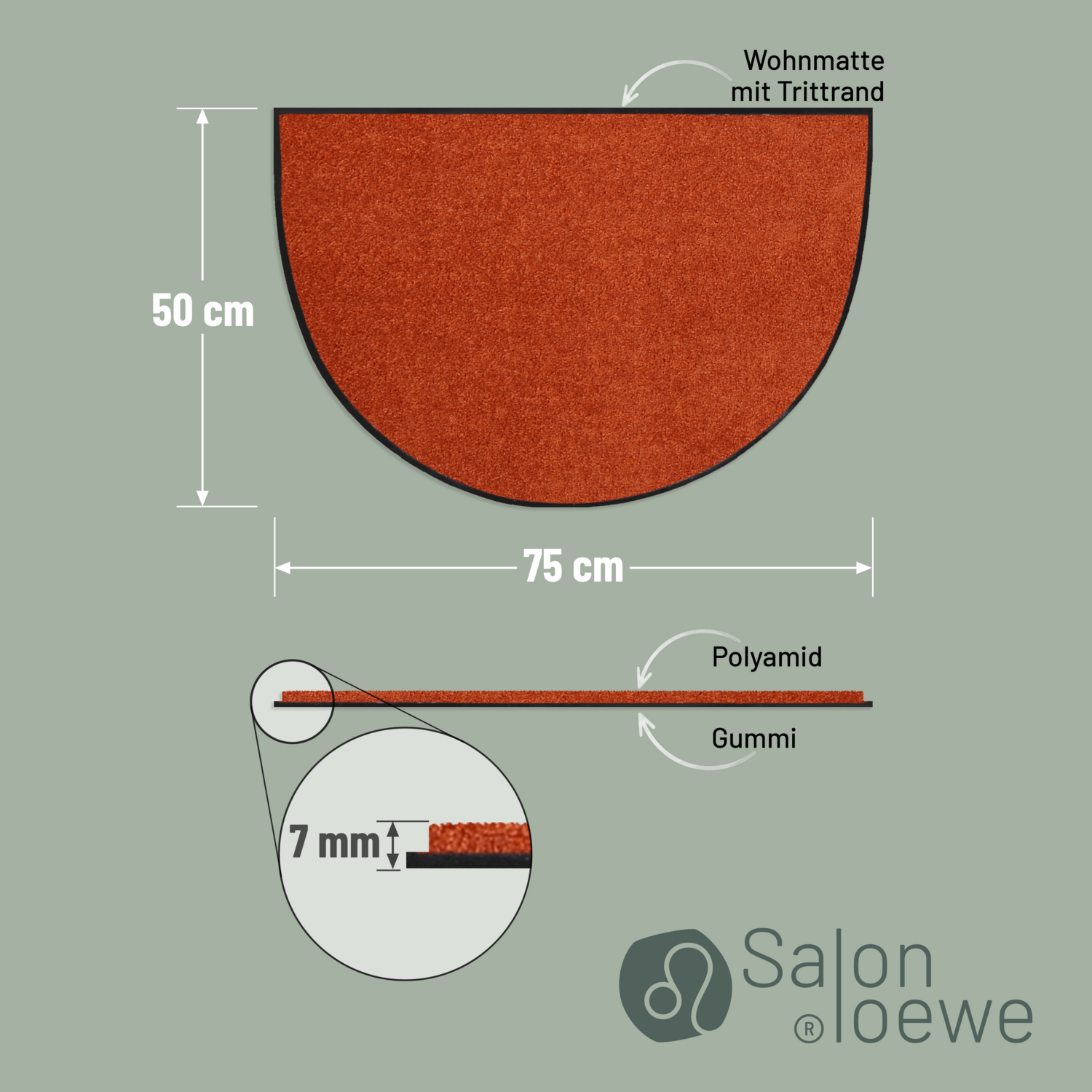 salonloewe-cayenne-halbrund-50-x-75-cm-rund-waschbar-terrakotta-made-in-germany image 3