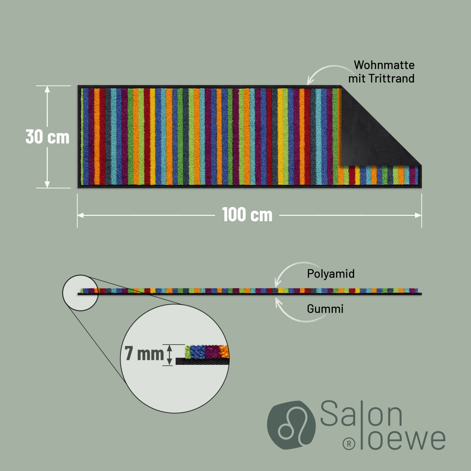 salonloewe-lund-bunt-minimatte-30-x-100-cm-waschbar-bunt-gestreift image 4