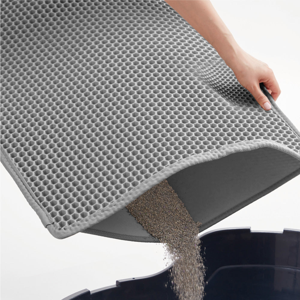 gorilla-grip-waben-katzenstreu-matte-f-ngt-streu-auf-weich-f-r-pfoten-auslaufsic image 3