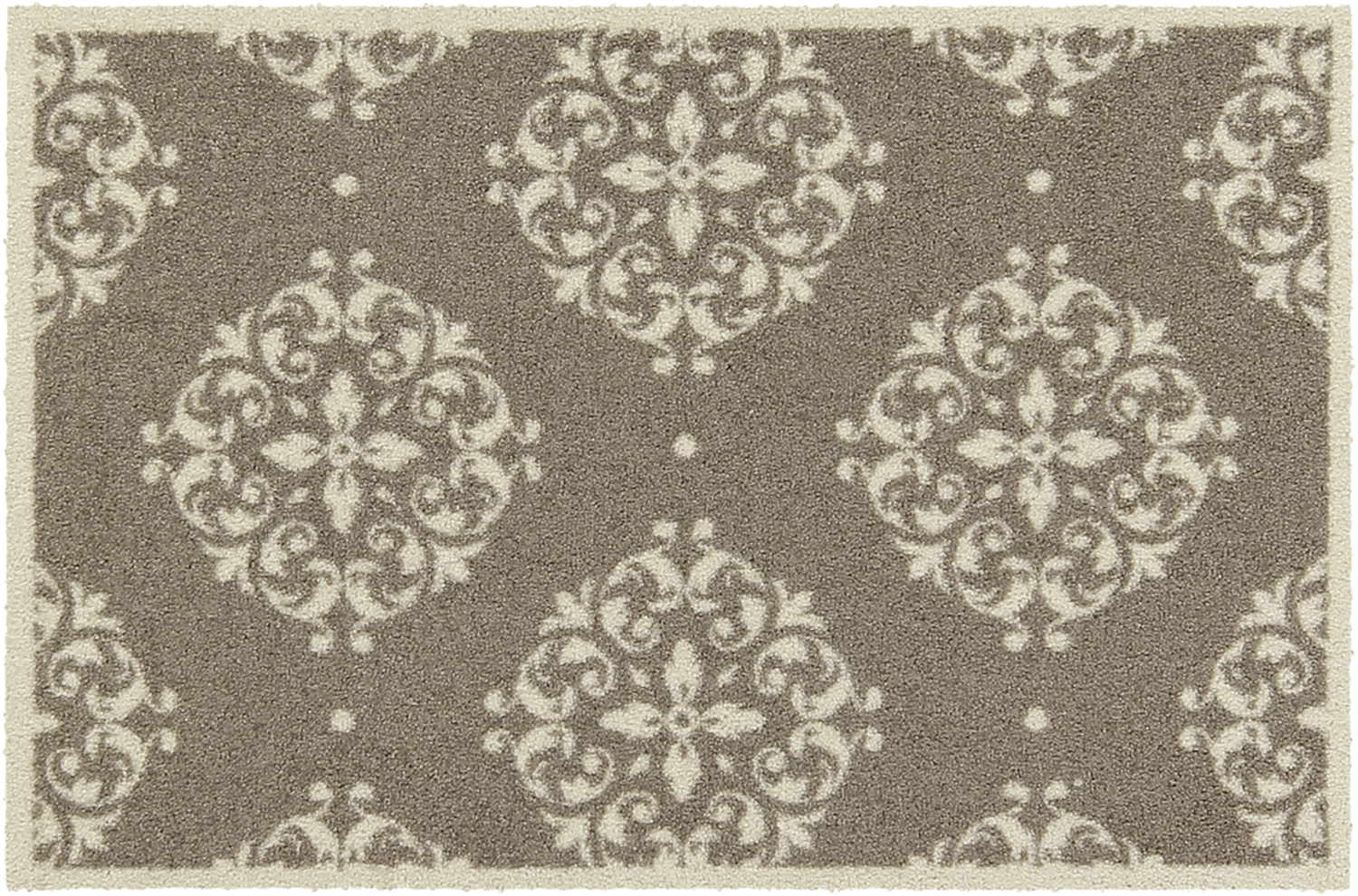 salonloewe-fancywork-taupe-l-ufer-50-x-75-cm-eleganter-teppichl-ufer-in-taupe-ma image 1